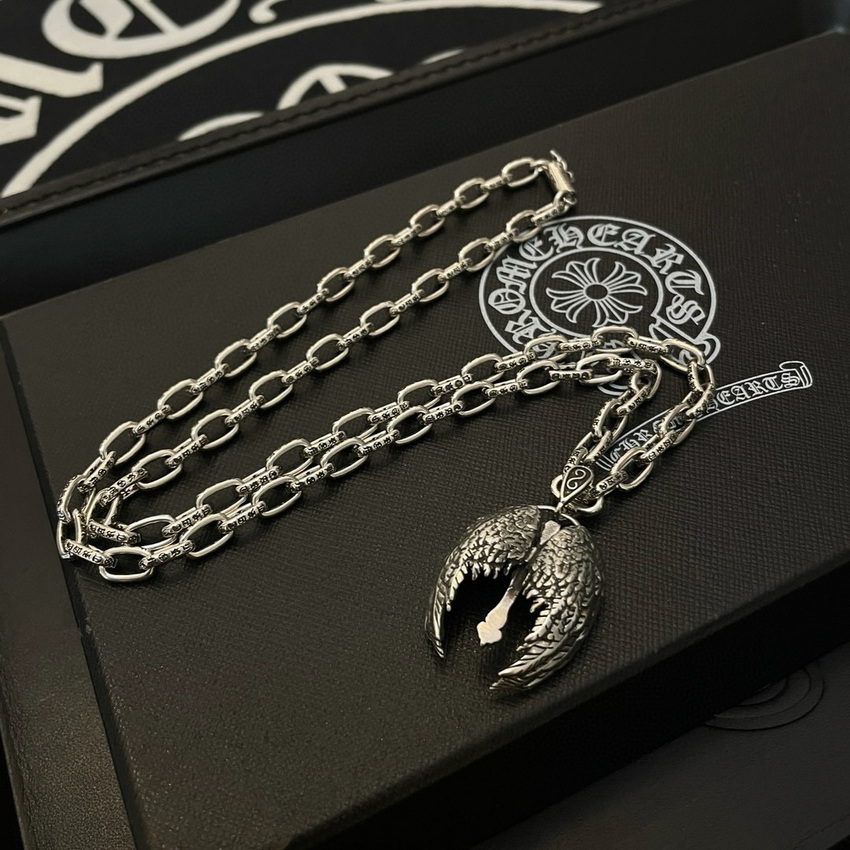 Ch*0me heart necklace-092