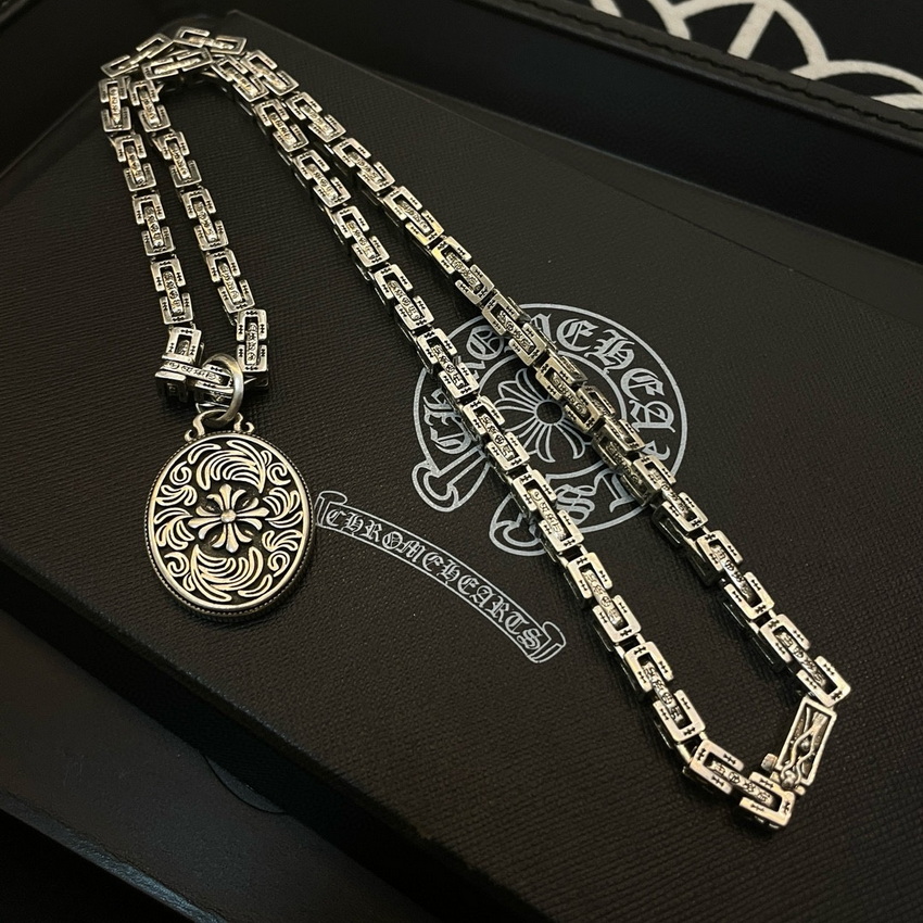 Ch*0me heart necklace-096