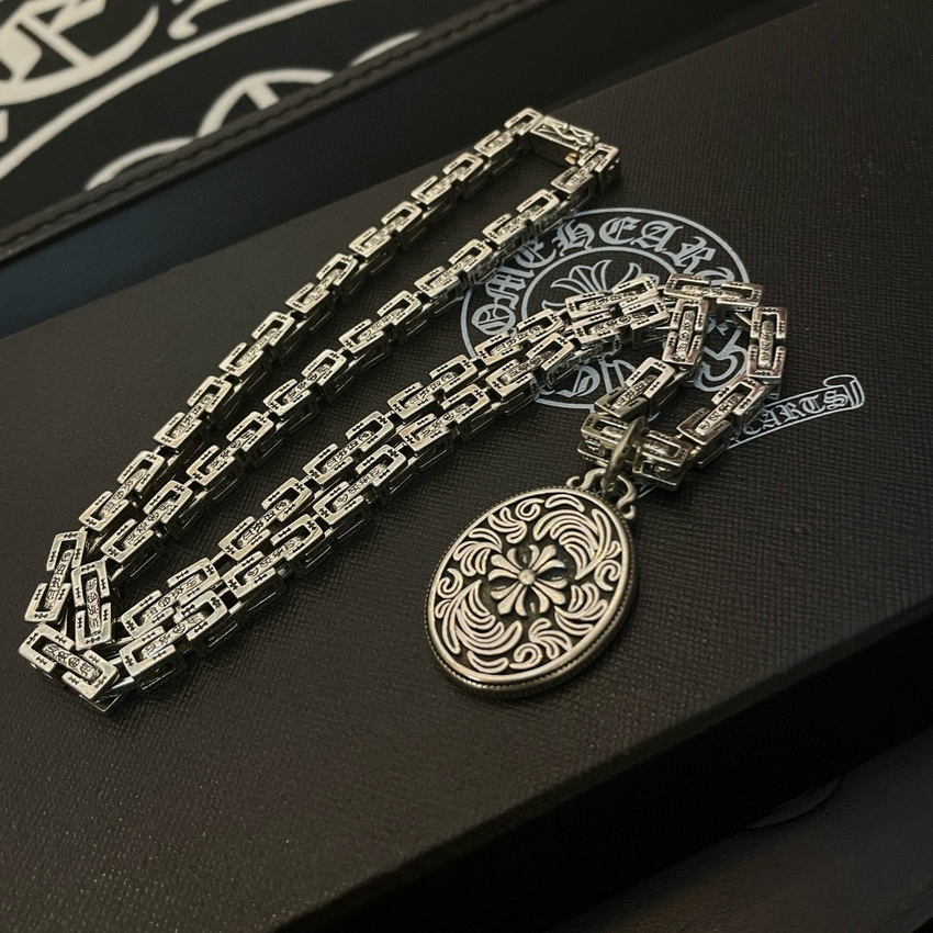 Ch*0me heart necklace-096