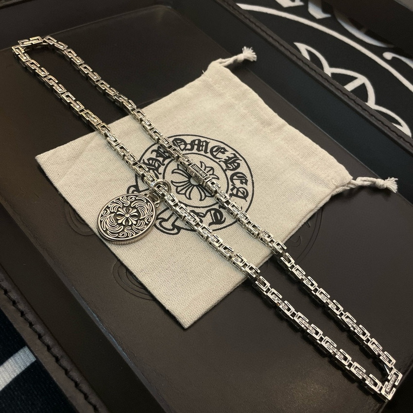Ch*0me heart necklace-096