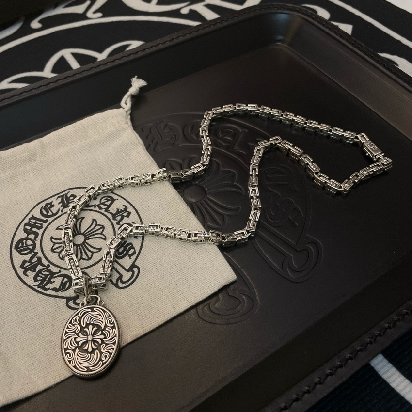 Ch*0me heart necklace-096