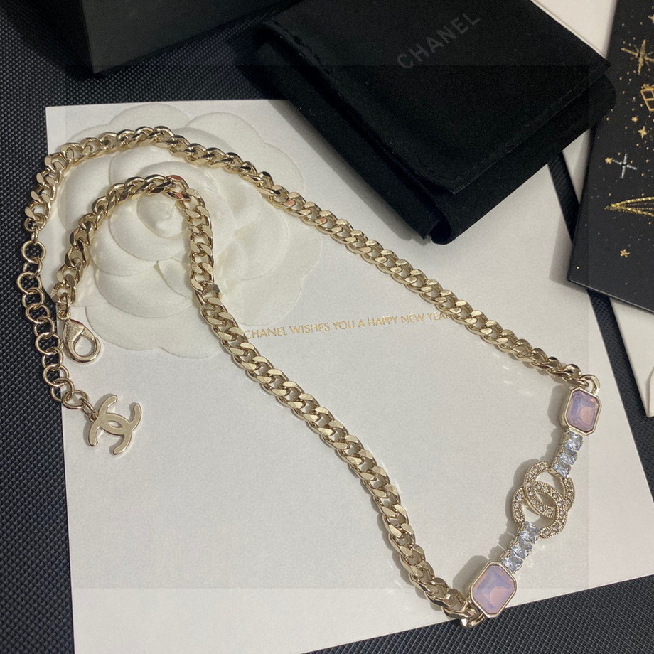 Ch*el necklace-406
