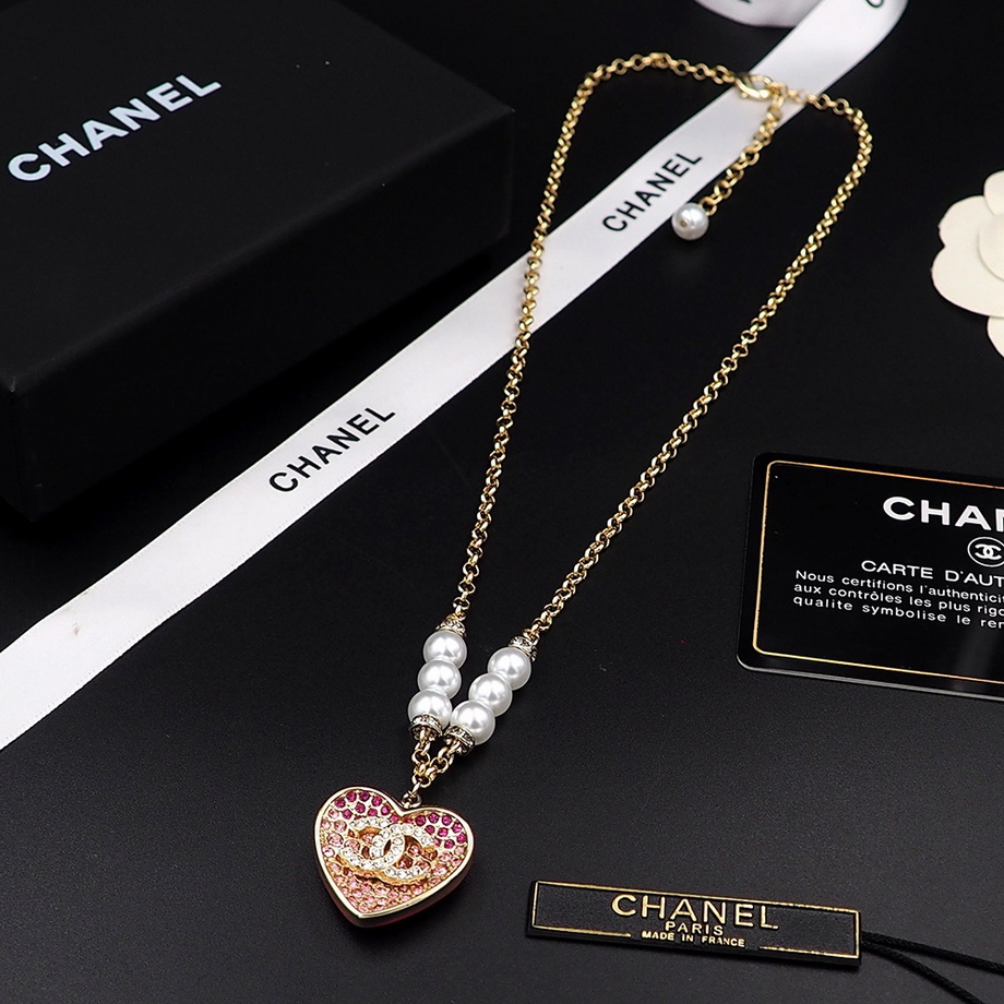 Ch*el necklace-172