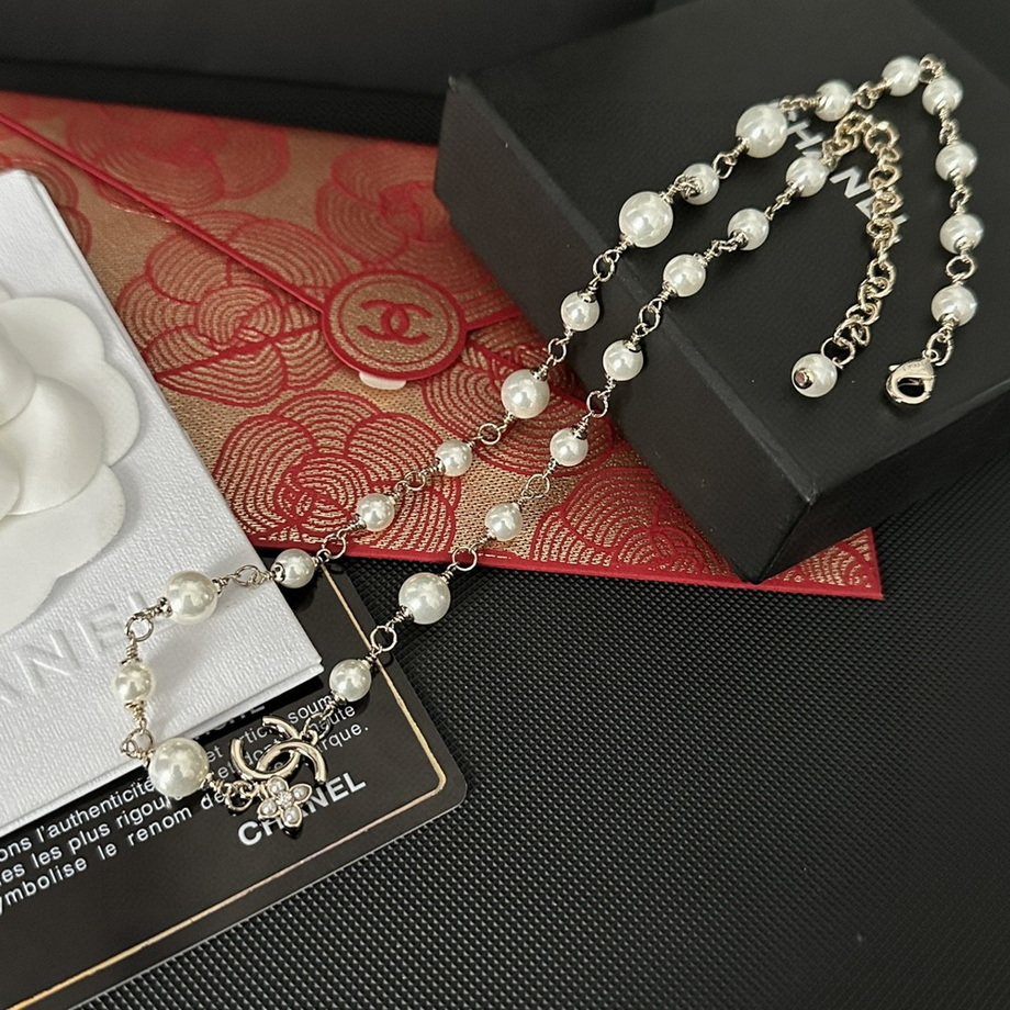 Ch*el necklace-395