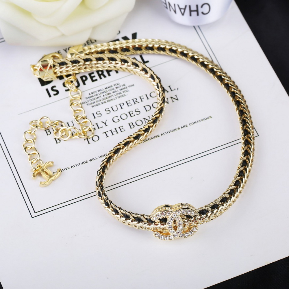 Ch*el necklace-278