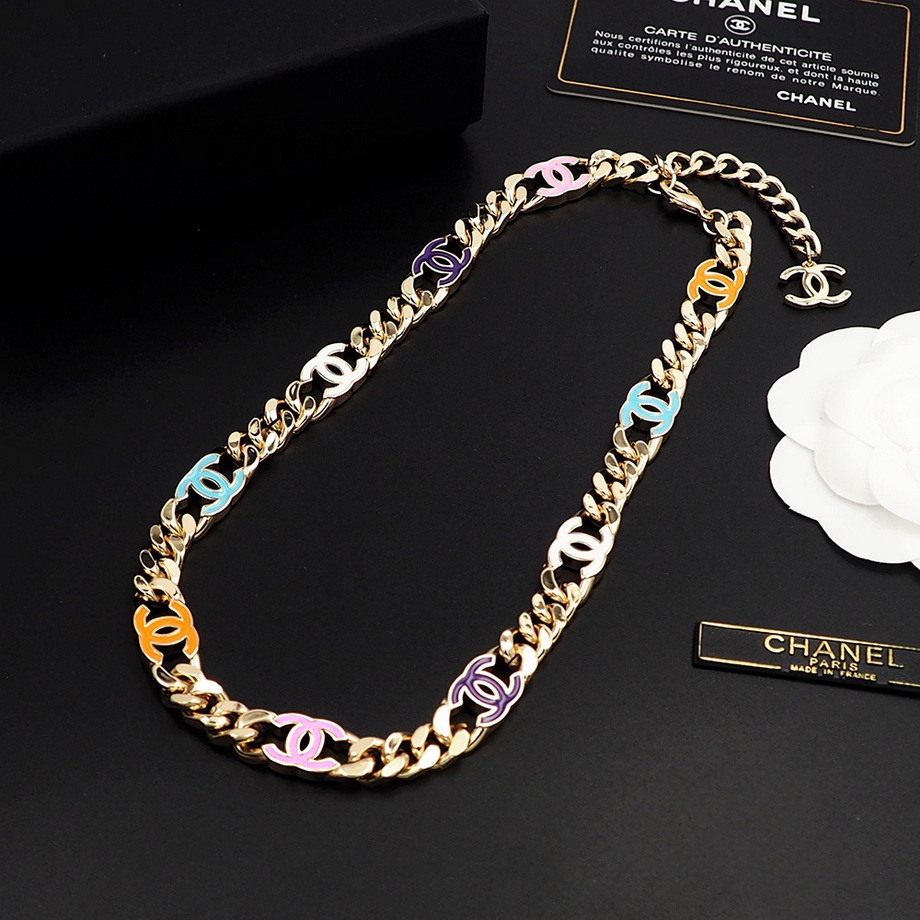 Ch*el necklace-246
