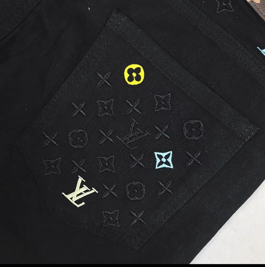 LV Shorts Jeans-001