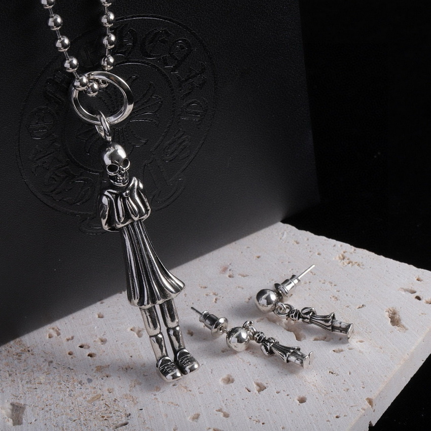 Ch*0me heart necklace-109