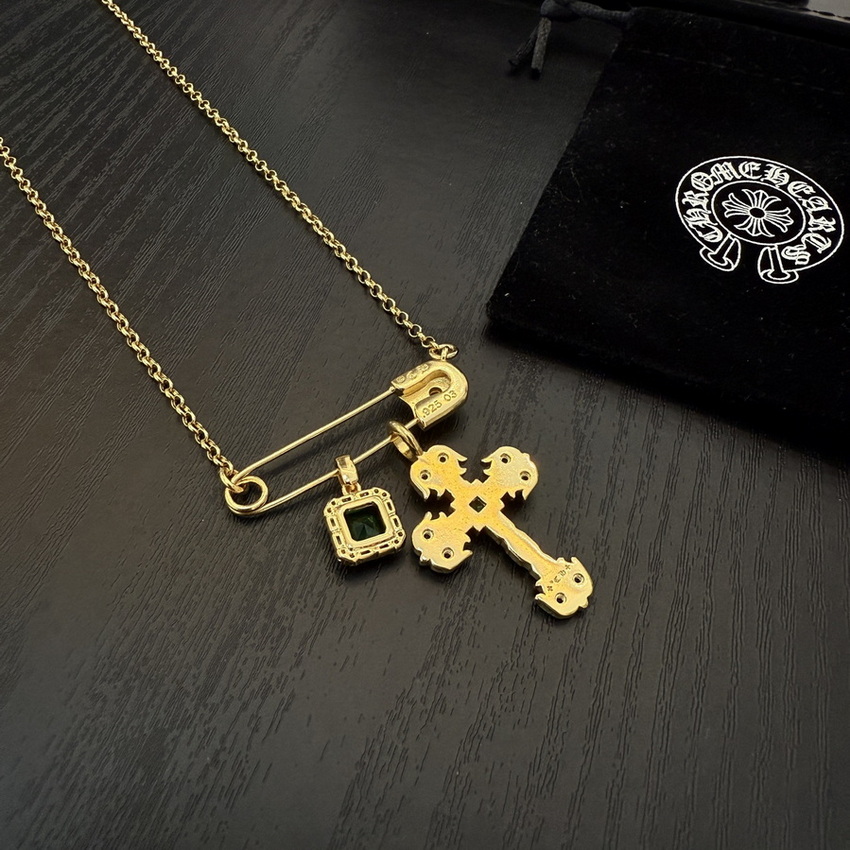 Ch*0me heart necklace-114