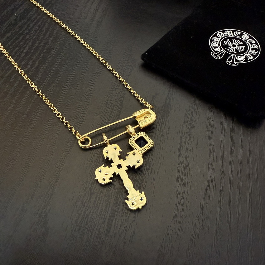 Ch*0me heart necklace-116