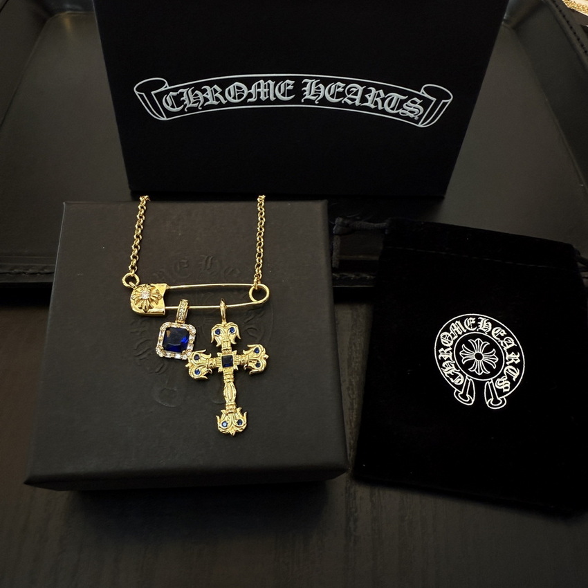 Ch*0me heart necklace-116