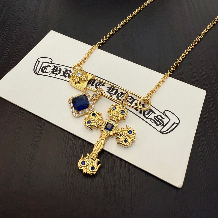 Ch*0me heart necklace-116