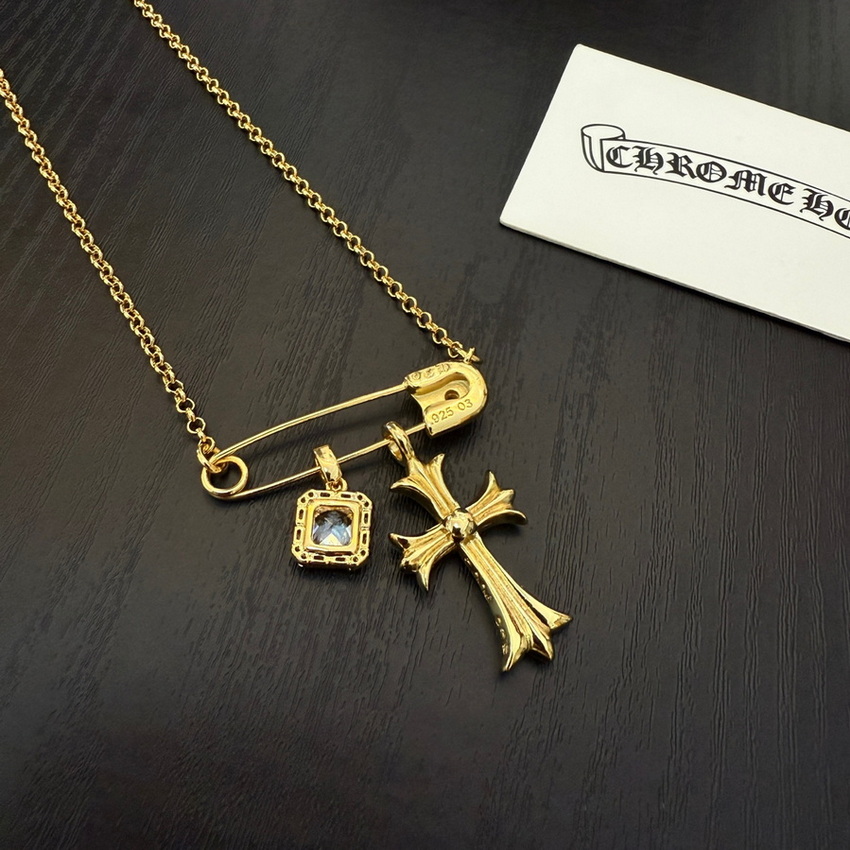 Ch*0me heart necklace-116