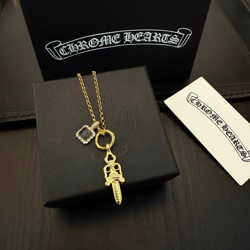 Ch*0me heart necklace-117