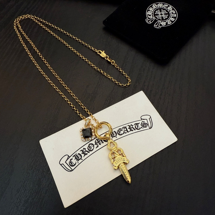 Ch*0me heart necklace-117
