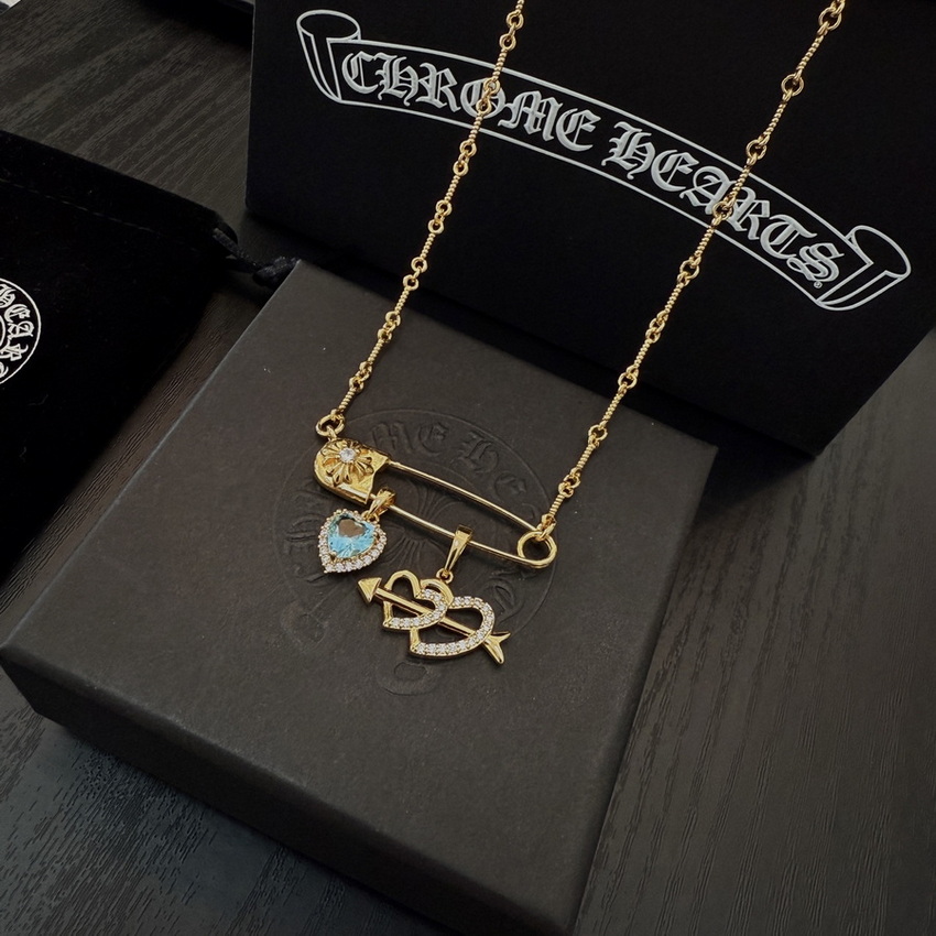 Ch*0me heart necklace-119