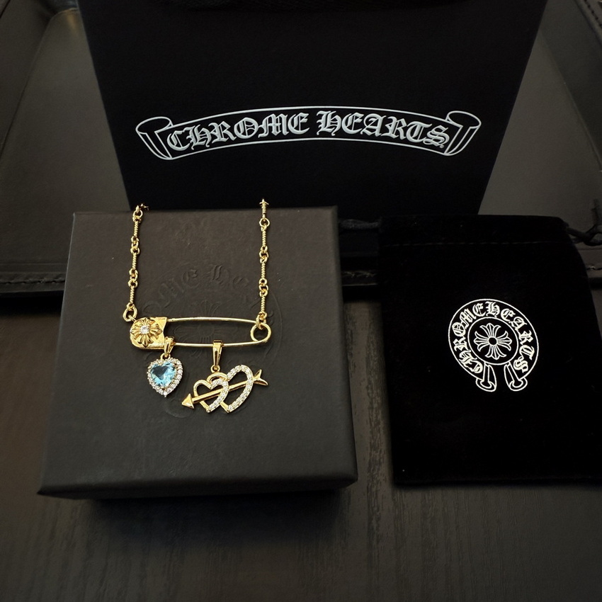 Ch*0me heart necklace-119