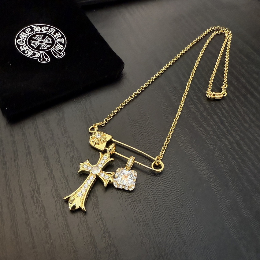 Ch*0me heart necklace-120