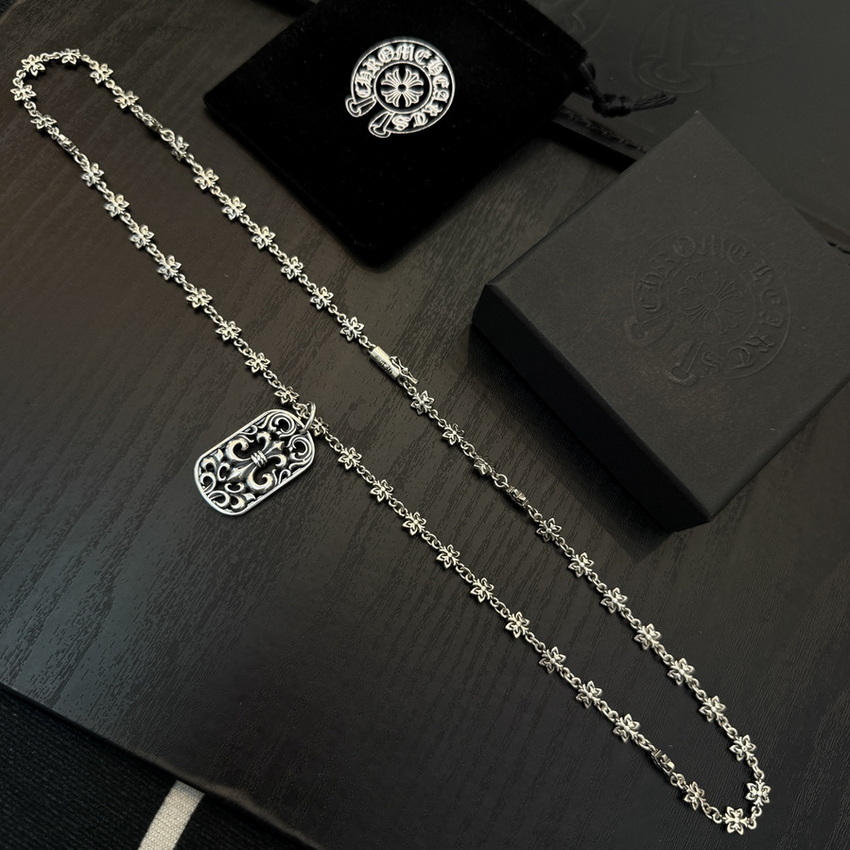 Ch*0me heart necklace-125