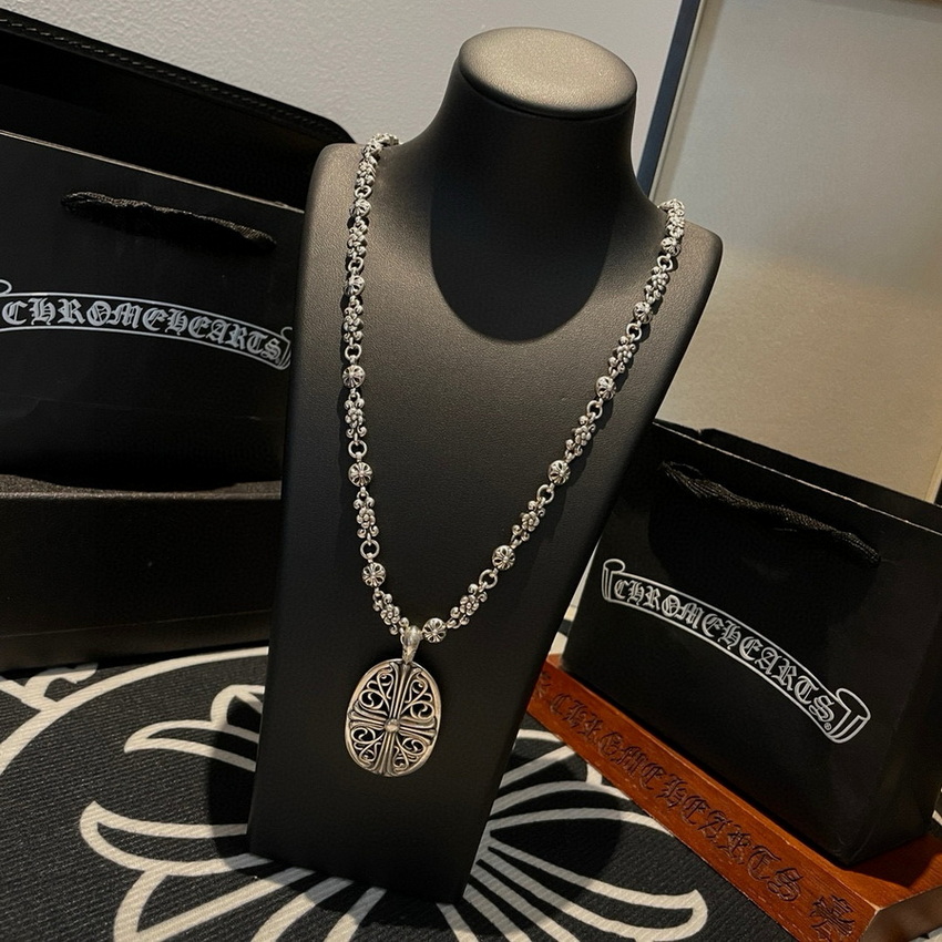 Ch*0me heart necklace-127