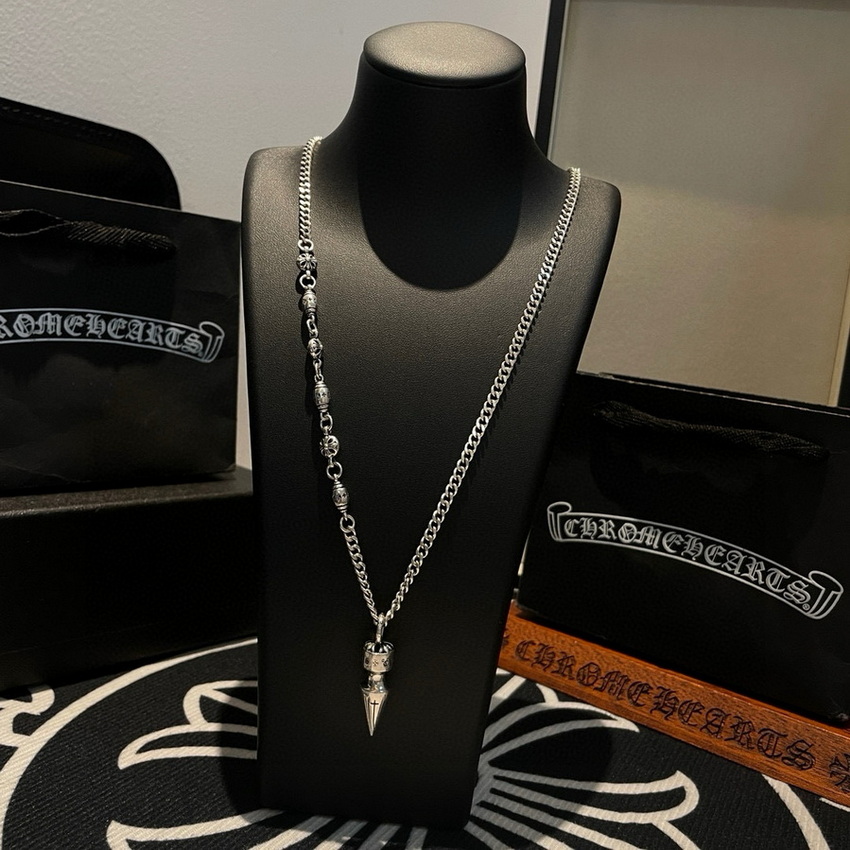 Ch*0me heart necklace-128