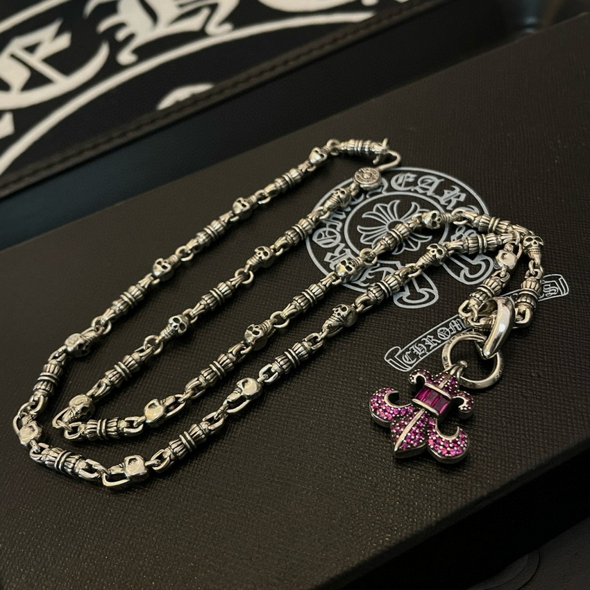Ch*0me heart necklace-134