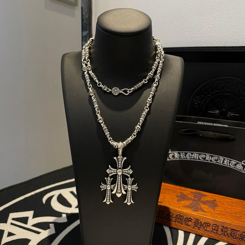 Ch*0me heart necklace-142